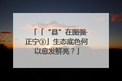 「“县”在图强·正宁③」生态底色何以愈发鲜亮？
