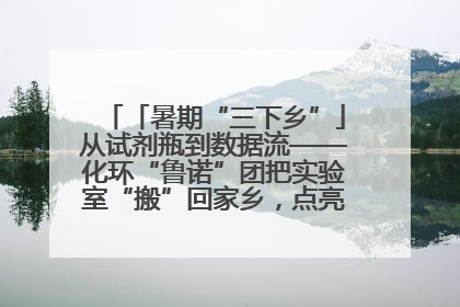 「暑期“三下乡”」从试剂瓶到数据流——化环“鲁诺”团把实验室“搬”回家乡，点亮桑梓求知路