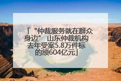 “仲裁服务就在群众身边” 山东仲裁机构去年受案5.8万件标的额604亿元