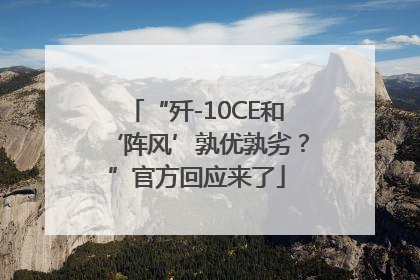 “歼-10CE和‘阵风’孰优孰劣？”官方回应来了