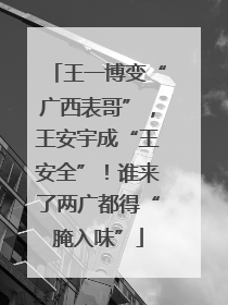 王一博变“广西表哥”，王安宇成“王安全”！谁来了两广都得“腌入味”