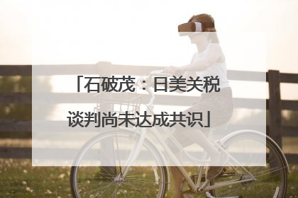 石破茂：日美关税谈判尚未达成共识