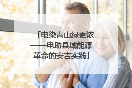 电染青山绿更浓——电助县域能源革命的安吉实践