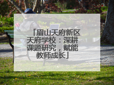 眉山天府新区天府学校：深耕课题研究，赋能教师成长