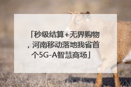 秒级结算+无界购物，河南移动落地我省首个5G-A智慧商场