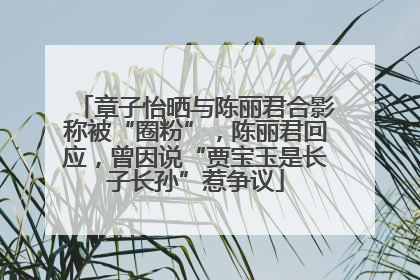 章子怡晒与陈丽君合影称被“圈粉”，陈丽君回应，曾因说“贾宝玉是长子长孙”惹争议