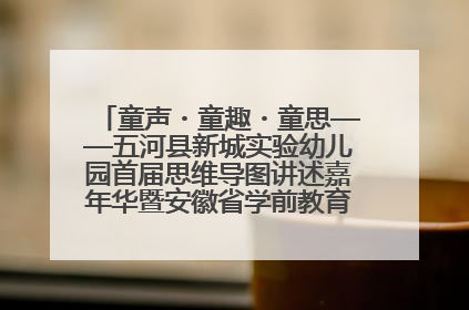 童声・童趣・童思——五河县新城实验幼儿园首届思维导图讲述嘉年华暨安徽省学前教育教研基地园项目阶段性成果展示活动