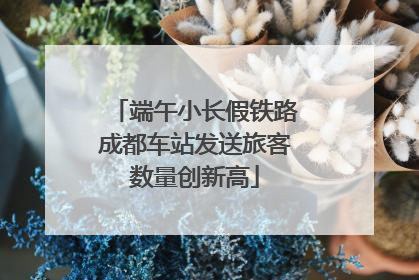 端午小长假铁路成都车站发送旅客数量创新高