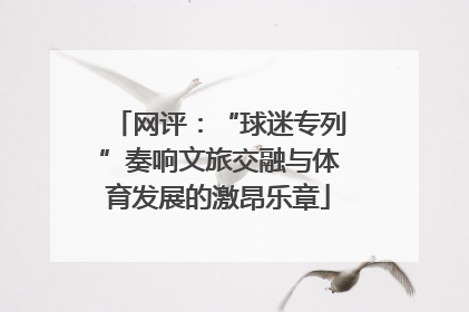网评：“球迷专列”奏响文旅交融与体育发展的激昂乐章