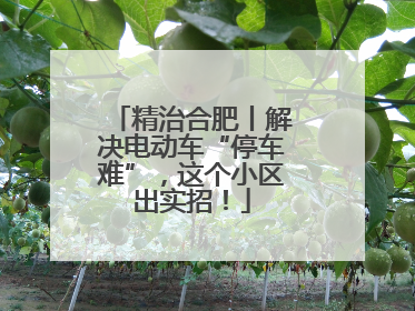 精治合肥丨解决电动车“停车难”，这个小区出实招！