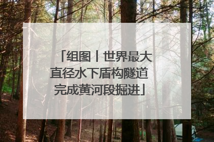 组图丨世界最大直径水下盾构隧道完成黄河段掘进