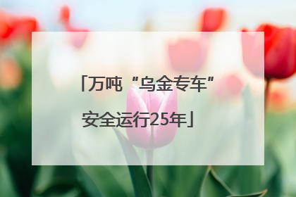 万吨“乌金专车”安全运行25年