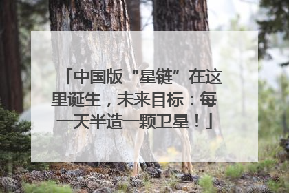 中国版“星链”在这里诞生，未来目标：每一天半造一颗卫星！