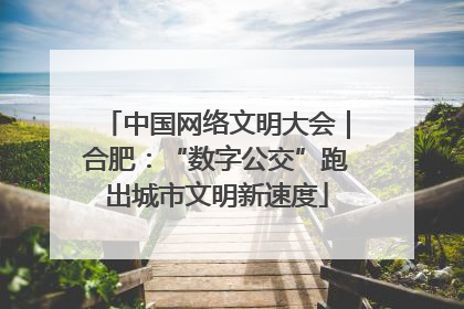 中国网络文明大会｜合肥：“数字公交”跑出城市文明新速度