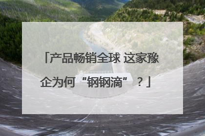 产品畅销全球 这家豫企为何“钢钢滴”？