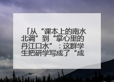 从“课本上的南水北调”到“掌心里的丹江口水”：这群学生把研学写成了“成长笔记”