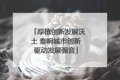 厚植创新发展沃土 奏响城市创新驱动发展强音