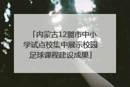 内蒙古12盟市中小学试点校集中展示校园足球课程建设成果