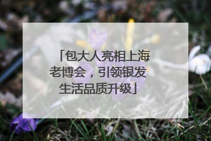 包大人亮相上海老博会，引领银发生活品质升级