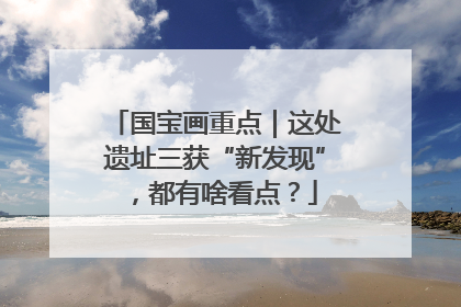 国宝画重点｜这处遗址三获“新发现”，都有啥看点？