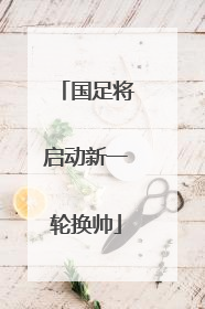 国足将启动新一轮换帅