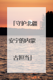 守护北疆安宁的内蒙古担当