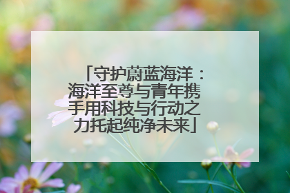 守护蔚蓝海洋：海洋至尊与青年携手用科技与行动之力托起纯净未来