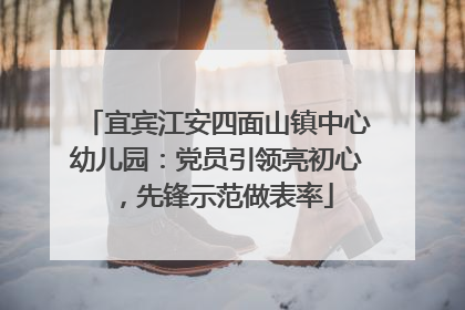 宜宾江安四面山镇中心幼儿园：党员引领亮初心，先锋示范做表率