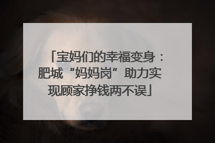 宝妈们的幸福变身：肥城“妈妈岗”助力实现顾家挣钱两不误