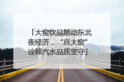 大窑饮品燃动东北夜经济，“真大窑”诠释汽水品质坚守