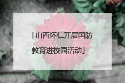 山西怀仁开展国防教育进校园活动