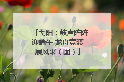 弋阳：鼓声阵阵迎端午 龙舟竞渡展风采（图）
