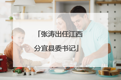 张涛出任江西分宜县委书记