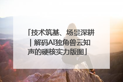 技术筑基、场景深耕｜解码AI独角兽云知声的硬核实力版图