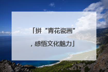 拼“青花瓷画”，感悟文化魅力