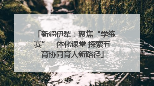 新疆伊犁：聚焦“学练赛”一体化课堂 探索五育协同育人新路径