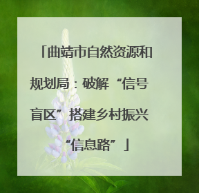 曲靖市自然资源和规划局：破解“信号盲区”搭建乡村振兴“信息路”