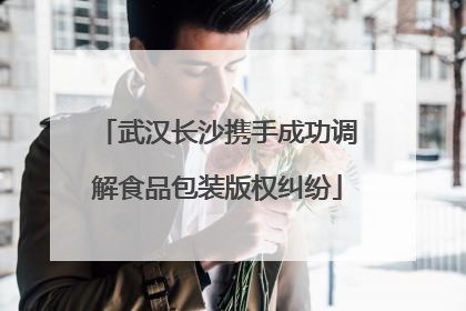 武汉长沙携手成功调解食品包装版权纠纷