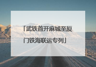 武铁首开麻城至厦门铁海联运专列