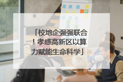 校地企强强联合！孝感高新区以算力赋能生命科学