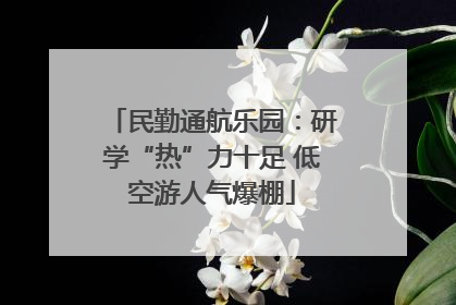 民勤通航乐园：研学“热”力十足 低空游人气爆棚