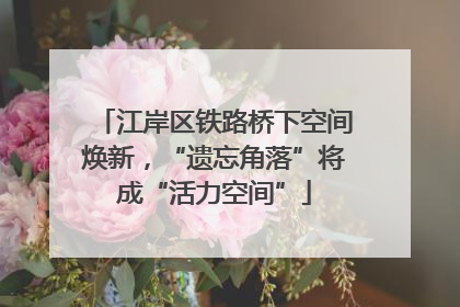 江岸区铁路桥下空间焕新，“遗忘角落”将成“活力空间”