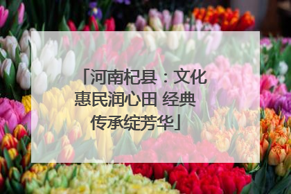 河南杞县：文化惠民润心田 经典传承绽芳华