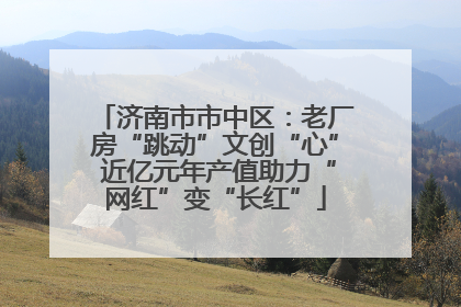济南市市中区：老厂房“跳动”文创“心” 近亿元年产值助力“网红”变“长红”
