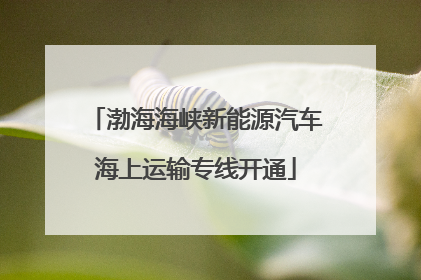 渤海海峡新能源汽车海上运输专线开通