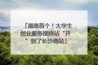 湖南首个！大学生创业服务接待站“开”到了长沙南站