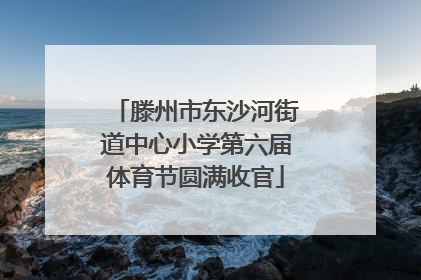 滕州市东沙河街道中心小学第六届体育节圆满收官