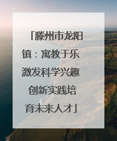 滕州市龙阳镇：寓教于乐激发科学兴趣 创新实践培育未来人才