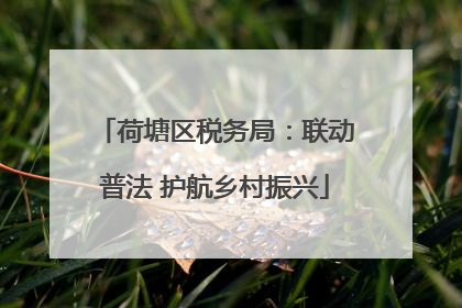 荷塘区税务局：联动普法 护航乡村振兴
