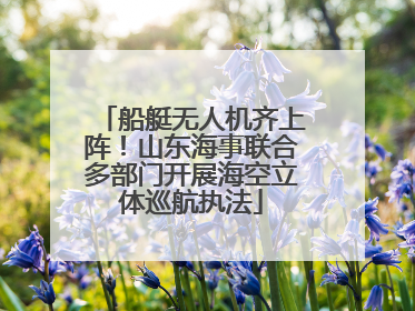 船艇无人机齐上阵！山东海事联合多部门开展海空立体巡航执法